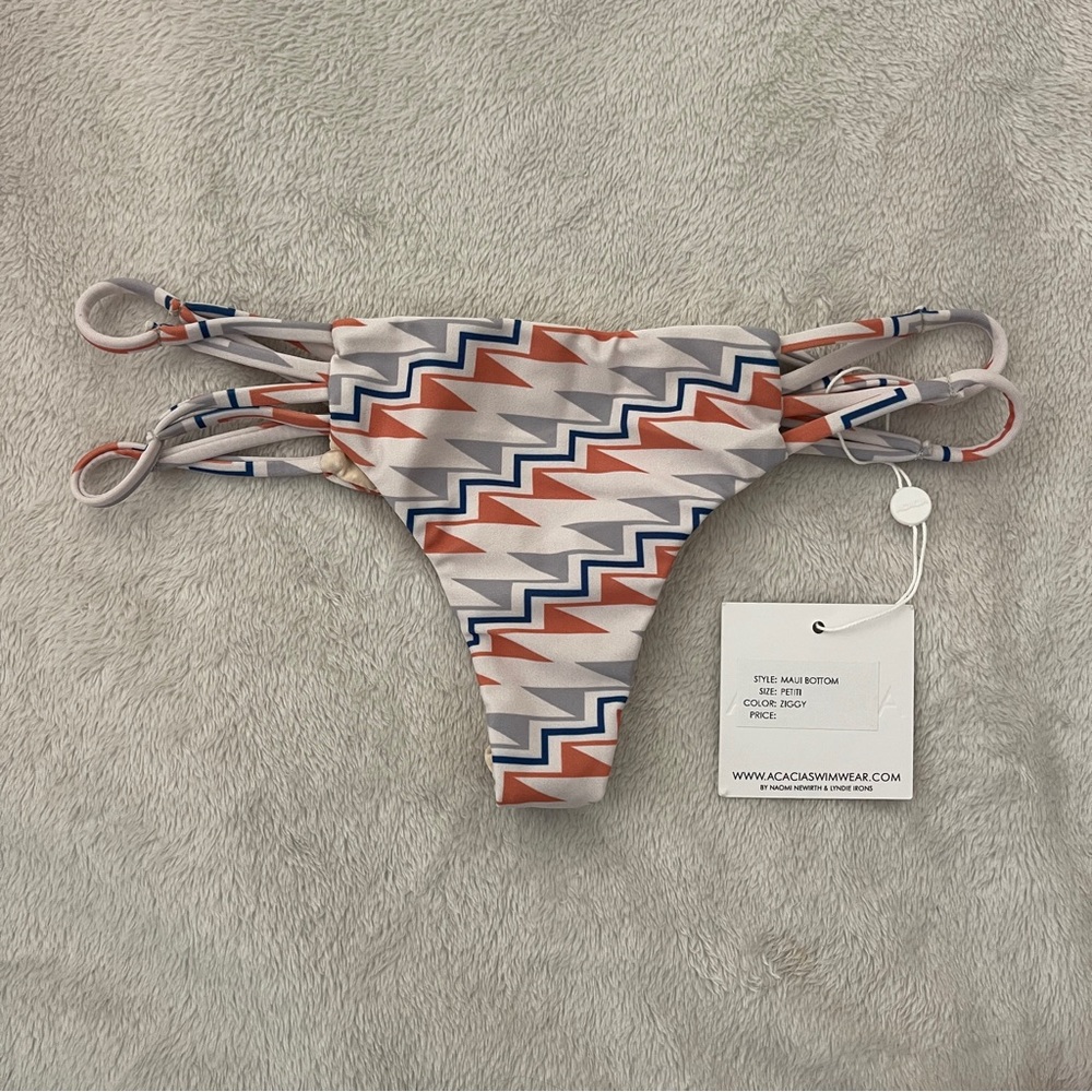 NWT Acacia Swimwear XS Ziggy Maui bikini bottoms